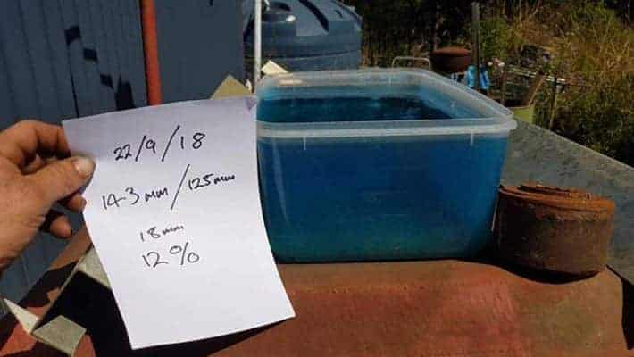 scheme of experiment with dam level