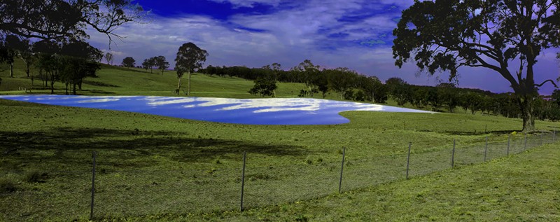 Big Ditch dams. New dam project Armidale NSW concept Residence view
