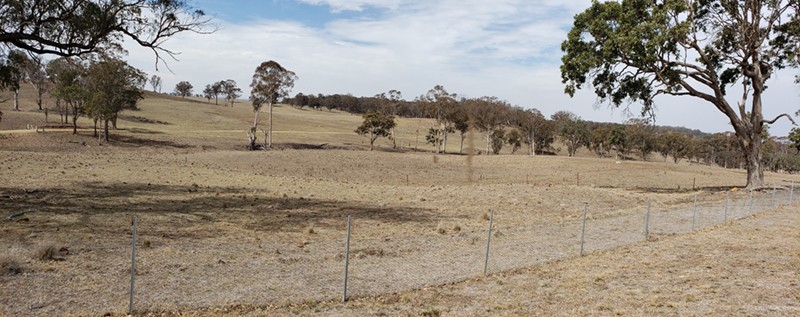 Big Ditch dams. New dam project Armidale NSW before photo Residence view