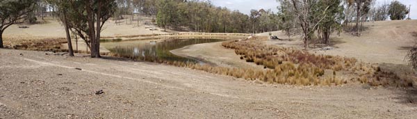 Big Ditch Dams. New dam project Armidale NSW. Dam redesign before photo 02