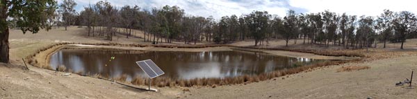 Big Ditch Dams. New dam project Armidale NSW. Dam redesign before photo 04