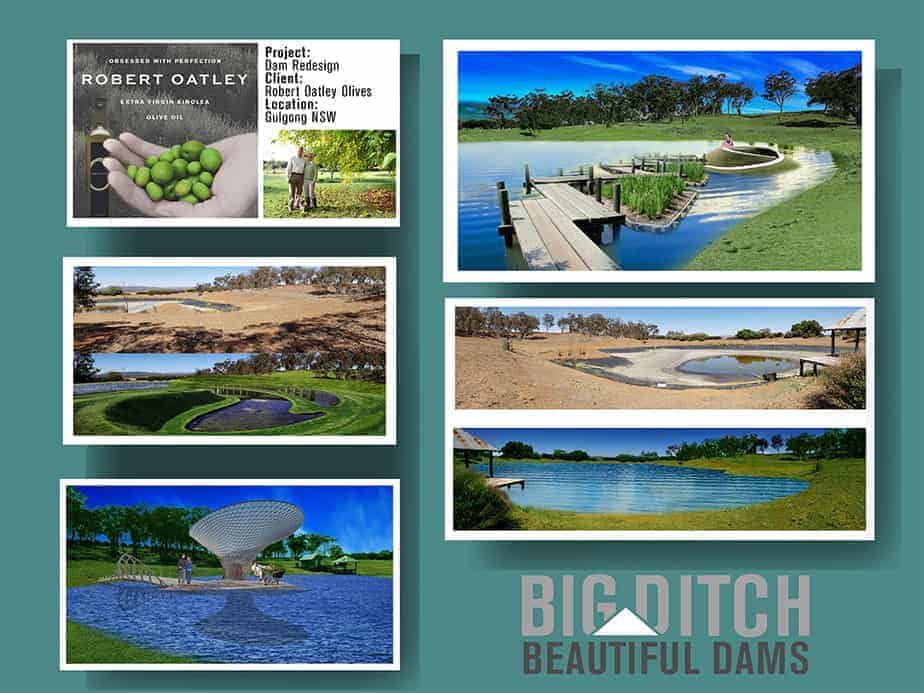 Big Ditch Dam Builder Robert Oatley Olives Dam Project Mood Board 1080