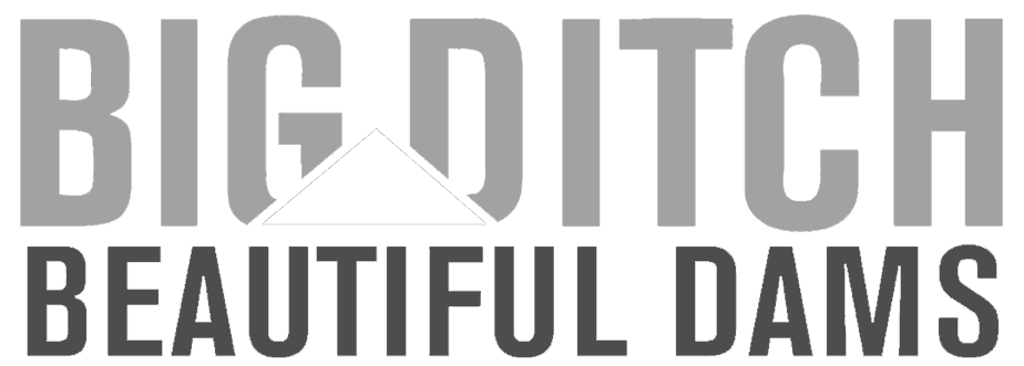 Big Ditch Dam Builder Style logo black and white 2
