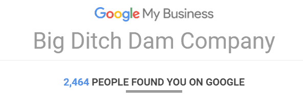 Big Ditch Dam Builder Last week on Google