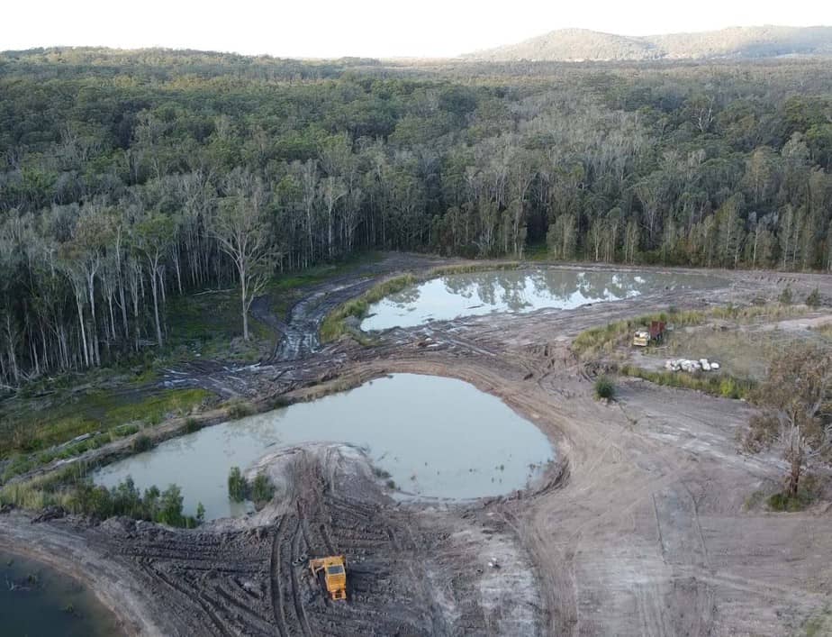 Big Ditch Dam Builder Dams at 583 Beranghi Rd Crescent Head