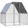 Outdoor Chicken Cage 2x2x2 m Galvanised Steel