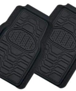 VIPER 2-Piece Car Mat - BLACK [Rubber]