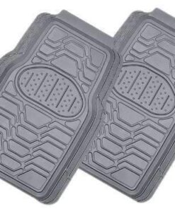 VIPER 2-Piece Car Mat - GREY [Rubber]