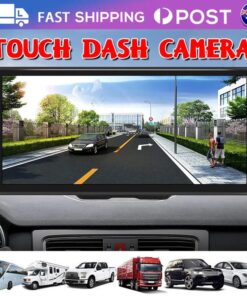 10.26" 4K Dash Cam Car Stereo For Apple Carplay & Android Auto GPS Rear Camera