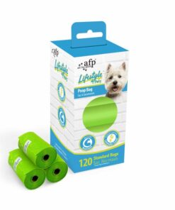 120 Dog Poop Bags 8x15 Rolls/Bags - Pet Waste Roll Lavender
