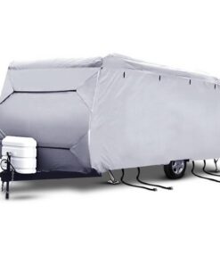 14-16ft Caravan Cover Campervan 4 Layer UV Water Resistant