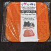 1x LIFE IN THE OUTBACK PET LICK PAD - Orange