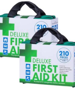 2x 210PCS EMERGENCY FIRST AID KIT Medical Travel Set Workplace Office ARTG BULK