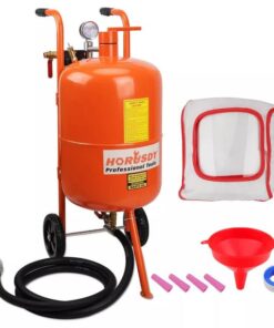 40L Sandblasting Tank Portable Sand Grit Blaster Abrasive Gun Car Trucks