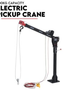 800kg Electric Hoist Winch Crane 12V Swivel Car Truck UTE Lift 360° Pick Up