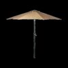 9FT Patio Umbrella Outdoor Garden Table Umbrella with 8 Sturdy Ribs