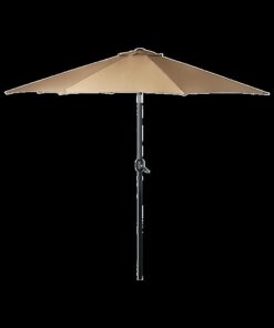9FT Patio Umbrella Outdoor Garden Table Umbrella with 8 Sturdy Ribs