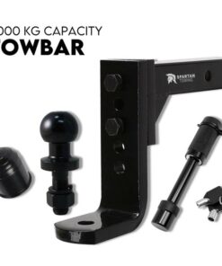 Adjustable Tow Bar Hitch Black Towbar Ball
