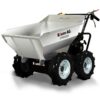 BAUMR-AG 6.5HP Mini Dumper Power Barrow Petrol-Powered with Galvanised Bucket