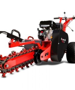 BAUMR-AG TRN660 8HP 600mmx90mm Trench Digger, Heavy-duty Carbide Claws, EZ Start, 8HP, Adj Controls