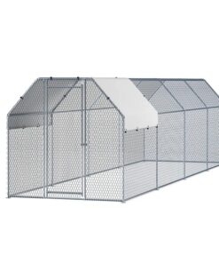 Chicken Coop Cage Run Rabbit Hutch Large Walk In Hen House Cover 2mx8mx2m