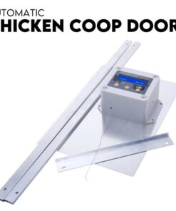 Chicken Coop Door with Digital LCD Screen to manage Timer and Sensor