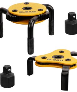 ELEAD 2Pcs Oil Filter Wrench Set Adjustable Oil Filter Change Set Engine Filters