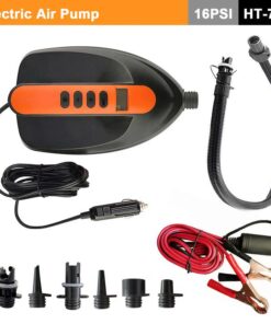 Electric 16PSI HT-781 High Pressure SUP Electric Air Pump 12V DC Paddle Board 16/20PSI Auto-Off