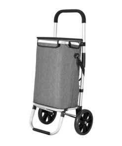 Emajin Shopping Trolley Cart 45KG Foldable Grey