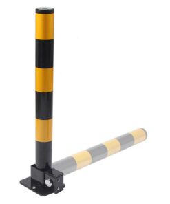 Fold Down Vehicle Security Car Parking Lock Safety Barrier Bollard Locker Barrier -Black