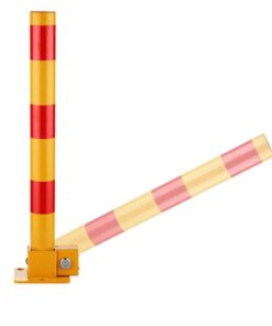 Fold Down Vehicle Security Car Parking Lock Safety Barrier Bollard Locker Barrier -Red
