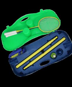 Folding Portable Badminton Combo Set Volleyball Net Outdoor Sports