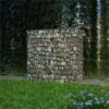 Gabion Basket Galvanised Steel 100x50x100 cm