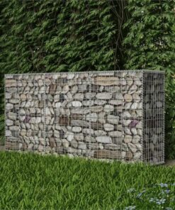 Gabion Basket Galvanised Steel 200x50x100 cm