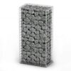 Gabion Basket with Lids Galvanised Wire 100x50x30 cm