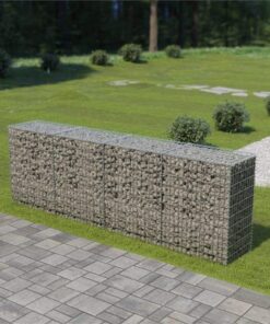 Gabion Wall with Covers Galvanised Steel 300x50x100 cm