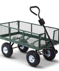 Garden Mesh Garden Steel Cart - Green