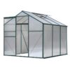 Greenfingers Greenhouse 1.9x1.9x1.83M Aluminium Polycarbonate Green House Garden Shed