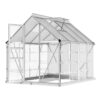 Greenfingers Greenhouse 2.48x1.89x2M Aluminium Polycarbonate Green House Garden Shed