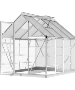 Greenfingers Greenhouse 2.48x1.89x2M Aluminium Polycarbonate Green House Garden Shed