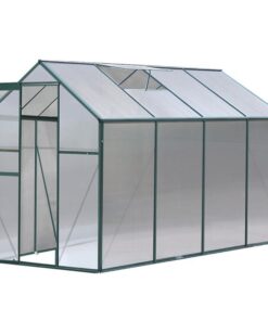 Greenfingers Greenhouse 2.52x1.9x1.83M Aluminium Polycarbonate Green House Garden Shed