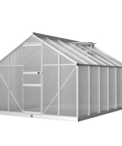 Greenfingers Greenhouse 3.6x2.5x1.95M Aluminium Polycarbonate Green House Garden Shed