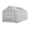 Greenfingers Greenhouse 4.7x2.5x2.26M Double Doors Aluminium Green House Garden Shed