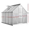 Greenfingers Greenhouse Aluminium Green House Polycarbonate Garden Shed 2.4x1.9M