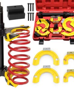 HORUSDY 4500Kg Macpherson Strut Coil Spring Compressor Dumper Extractor Tool