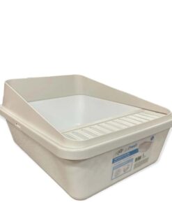 High Back Cat Litter Tray Small - Pet Fresh Clean Kitten Toilet Box