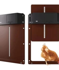 NNETM PCS Automatic Chicken House Coop Door Light-Sensitive Night And Morning Delay Auto Guard Door Opening For Chickens