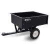 PLANTCRAFT 270kg Capacity Metal Dump Cart, for Ride on Mower