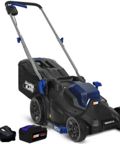POWERBLADE 350CX 20V 13" Cordless Lawn Mower Kit, Fast Charger, 4Ah Battery, 5 Height, Brushless Electric, 330mm Cutting Path