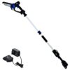 POWERBLADE SW7 20V Cordless Convertible Mini Chainsaw Pole Saw Kit Telescopic Electric Tree Pruner with Lithium Battery & Fast Charger